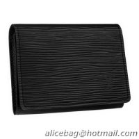 Inexpensive Louis Vuitton EPI Leather Business Card Holder M56582 Noir