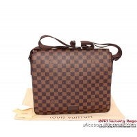 Louis Vuitton Damier Ebene Canvas District MM Messenger Bags N411