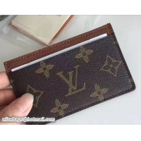 Good Product Louis Vuitton Monogram Canvas Card Holder M61733 Armagnac