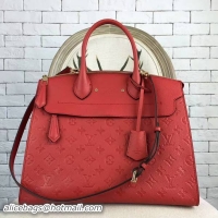 Durable Style Louis Vuitton Monogram Empreinte PONT NEUF Bag M41753A Red