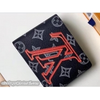 Best Grade Louis Vuitton Monogram Ink Canvas Multiple Wallet M62891 2018