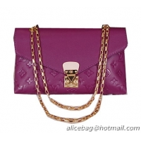 Louis Vuitton Monogram Empreinte Pallas Chain Bag M410 Purple
