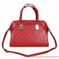 Louis Vuitton Monogram Empreinte Tote Bag M41809 Red