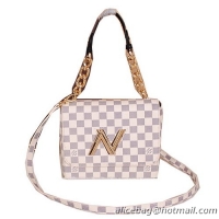 Louis Vuitton Damier Azur Canvas Twist Bag M48618