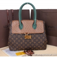 Louis Vuitton Damier Ebene Canvas ASCOT Tote Bag N4173 Green