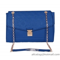 Louis Vuitton Monogram Empreinte ST GERMAIN MM Bag M41833 Blue