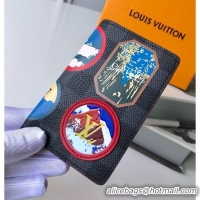 Fashion Louis Vuitton Men's Pocket Organizer in Damier Graphite Canvas N60130
