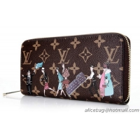 Hot Style Louis Vuitton Monogram Canvas Zippy Illustre Wallet M60291