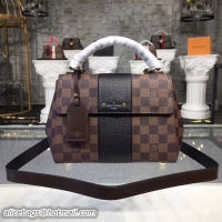 Good Product Louis Vuitton Original Damier Ebene Canvas BOND STREET BB N41071 Black