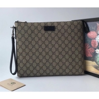 Super Quality Gucci GG Supreme Men's Clutch Bag 523293 Beige 2019