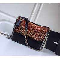 Trendy Design Chanel gabrielle hobo bag A93824 orange&black