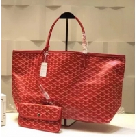 Top Design Goyard St Louis Tote GM 2376 Red