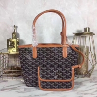 Shop Discount Goyard St Louis Tote Bag Mini 2376 Black And Tan
