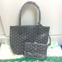 Recommended Goyard St Louis Tote Bag Mini 2376 Dark Grey