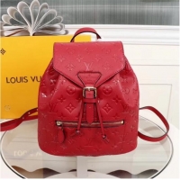 Discount Louis Vuitton Monogram Empreinte Calf Leather Backpack M43431 Red