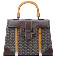 Best Product Goyard Saigon Tote Bag GM 8941 Dark Coffee