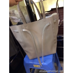 New Style Celine Medium Cabas Phantom Bag Calfskin C3385 Grey