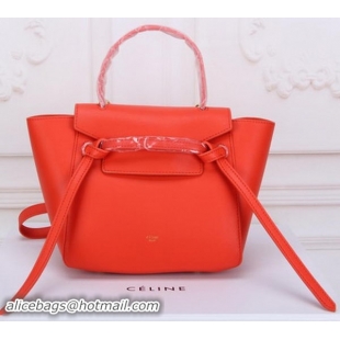 Purchase Celine mini Belt Bag Original Leather C3320 Orange