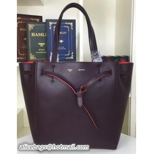 Most Popular Celine Cabas Phantom Bags Calfskin Leather C2208 Burgundy