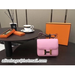 Popular Style Hermes Constance Bag Original Calfskin Leather H9910 Pink