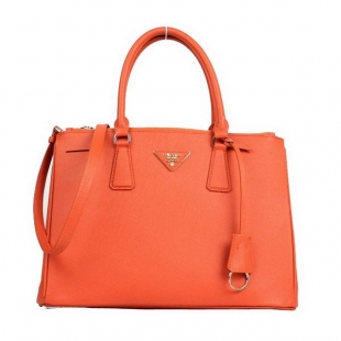 Top Quality Prada Saffiano Calf Leather Tote Bag BN2274 Orange