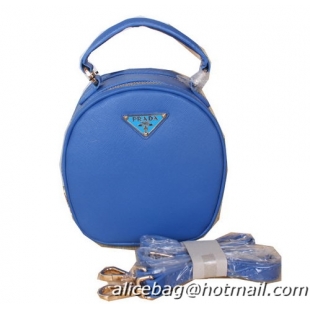 Prada Saffiano Leather Hobo Bags BL0896 Blue