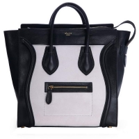 Celine Luggage Jumbo Bag 3306 Offwhite Black