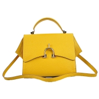 Top Quality Hermes 2012 Calf Leather Mini Top Handle Bag Yellow