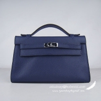 Hermes Kelly 22cm H008 dark blue bags