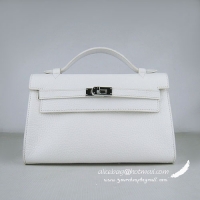 Hermes Kelly 22cm H008 White bags