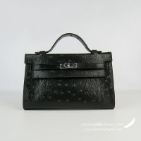 Hermes Kelly 22cm bl...