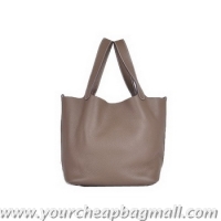 Top Quality Hermes Picotin Lock PM Bag in Clemence Leather 8615 Khaki