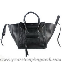 Well Crafted Celine Luggage Phantom Shopper Bags Clemence Leather 88033 Black