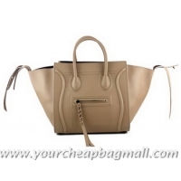 Good Product Celine Luggage Phantom Shopper Bags Leather 88033 Apricot