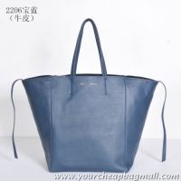 Newly Launched Celine Cabas Phantom Large Shopping Bag 2206 Blue