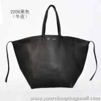 Good Quality Celine Cabas Phantom Large Shopping Bag 2206 Black