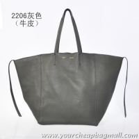Promotional Celine Cabas Phantom Large Shopping Bag 2206 Grey