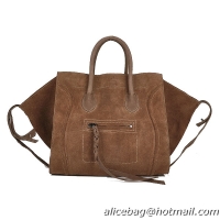 Cheap Cheap Celine Phantom Bags Suede Leather C6028B Gray
