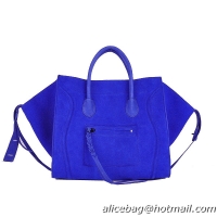 Celine Phantom Bags Suede Leather C6028B Blue