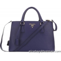 Prada Grainy Calfskin Leather Tote Bag BN2329 Violet