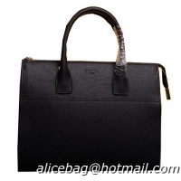 PRADA Grainy Leather Business Briefcase BN2699 Black