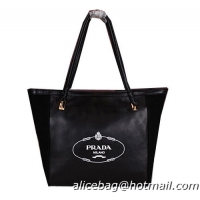 Prada Smooth Leather Shoulder Bag PR68671 Black