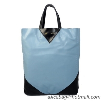 Low Price Celine Cabas CŒUR Bag in Smooth Lambskin Leather 16440 Light Blue