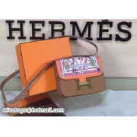 Most Popular Hermes Constance Bag Original Leather H027 Brown