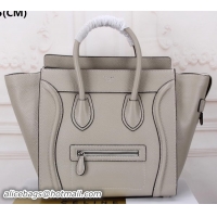 Top Quality Celine Luggage Mini Tote Bag Original Leather CLY33081L Grey
