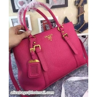 Best Price Prada Calfskin Leather Tote Bag BN2527 Rose