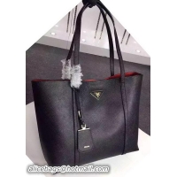 Good Product Prada Calfskin Leather Shoulder Bag BN8808 Black