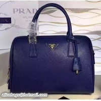 Famous Prada Calfskin Leather Tote Bag BN2780 Blue