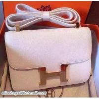 Cheapest Hermes Constance Bag Calfskin Leather H9999 White