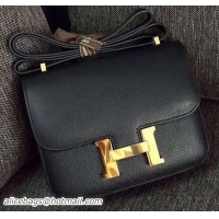 Stylish Hermes Constance Bag Calfskin Leather H9999 Black